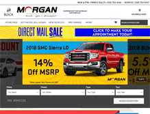 Tablet Screenshot of morganbuickgmc.com